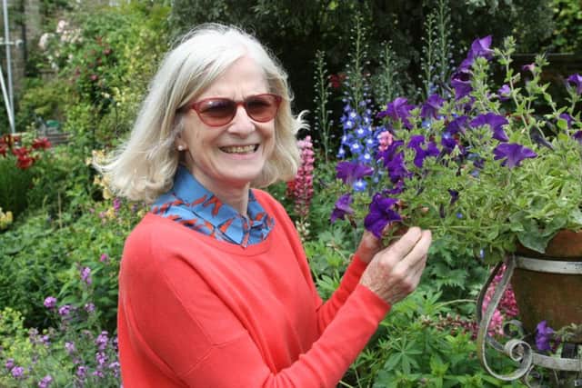 DM16127145a.jpg Petworth secret gardens open for charity. Alison Follis in her garden. Photo by Derek Martin SUS-160626-202146008