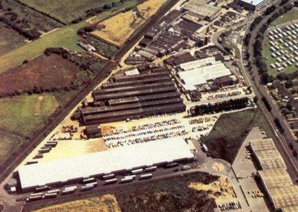 Aerial view of Lec in 1982
