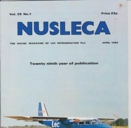 A Lec magazine from 1984 showing a plane