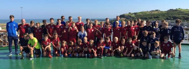 Shoreham celebrate their French tournament success