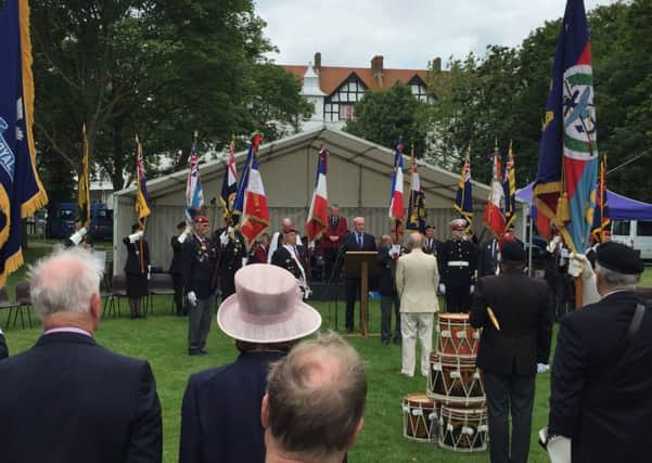 The Drumhead Service in Steyne Gardens on Sunday