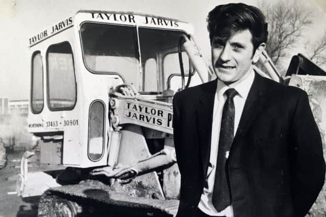 Edward in the 1970s with one of his trucks.