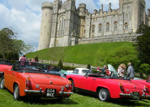 Classic cars at Arundel Castle