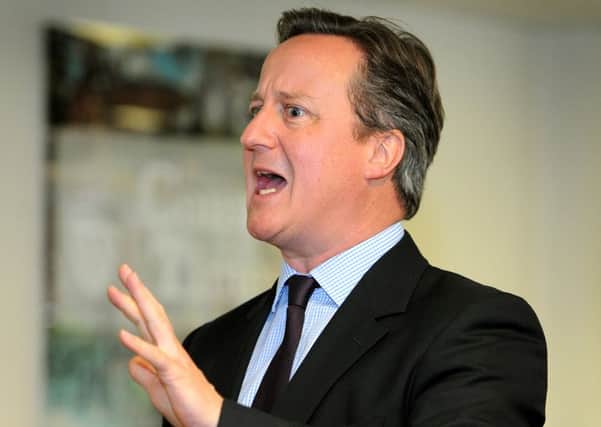 Prime Minister David Cameron in Sussex earlier this month