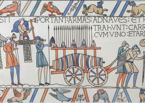 A scene from the Bayeux Tapestry SUS-160507-065716001