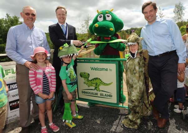 Dinosaur Island official opening in Southwater Country Park  11/7/15 (Pic by Jon Rigby) SUS-150713-095457008