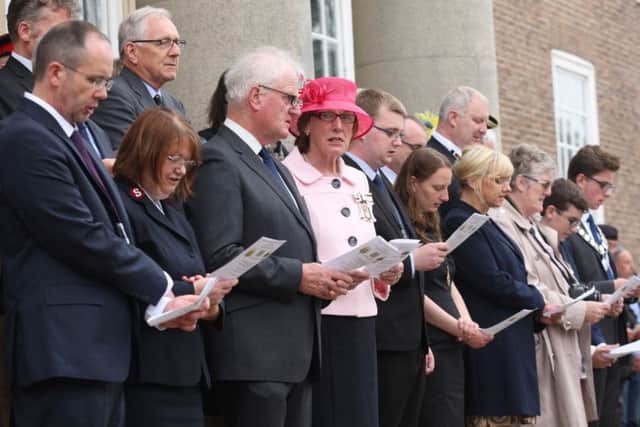 Lord-Lieutenant of West Sussex, Mrs Susan Pyper, was among those at the service