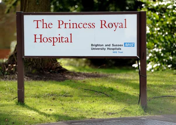 Princess Royal Hospital , Haywards Heath. Pic Steve Robards  SR1606949 SUS-160229-175200001