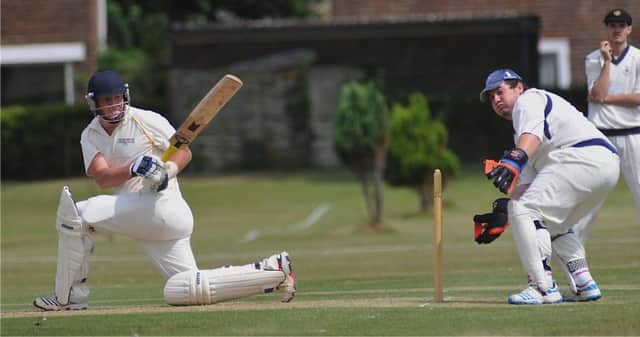 Graham Waller struck a second century against Crawley Down this season on Saturday