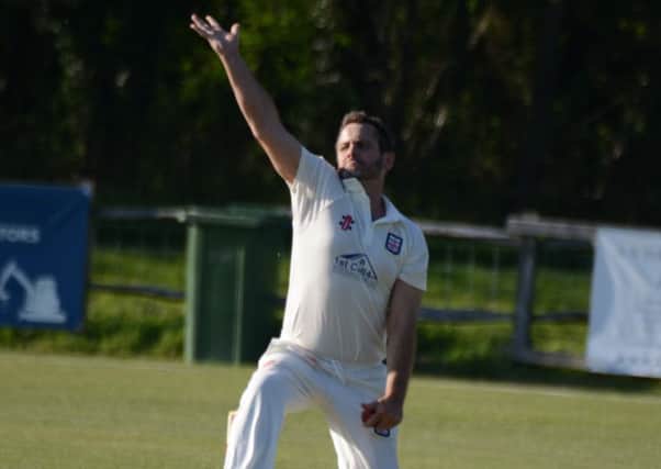 Sam Roberts took six wickets for Bexhill in their derby victory over Hastings Priory. Picture courtesy Andy Hodder