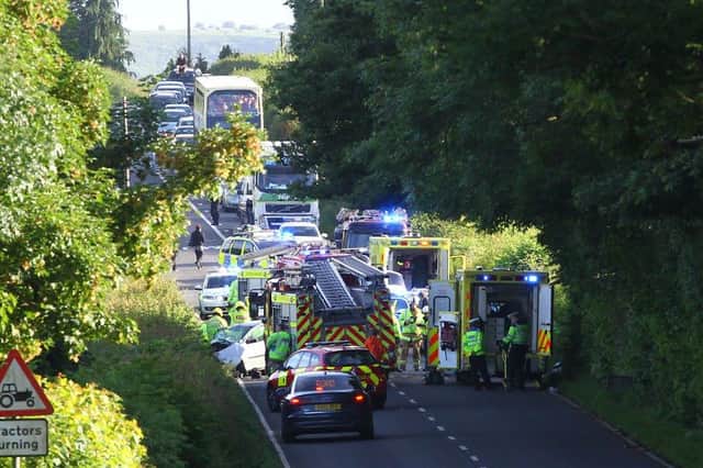 A 47-year-old man has been seriously injured after a crash on the A26 on Friday (July 1) Photo by Nick Fontana. SUS-160407-090513001