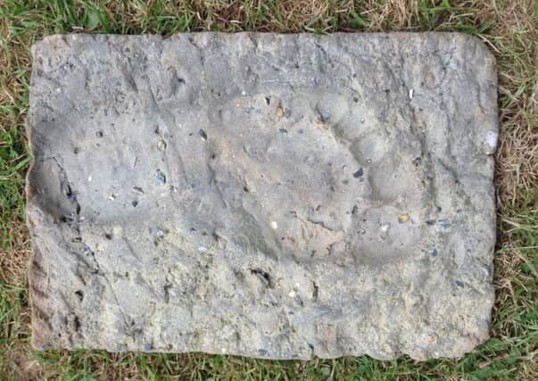 Mystery Felpham footprint. Pic: Gary Holden