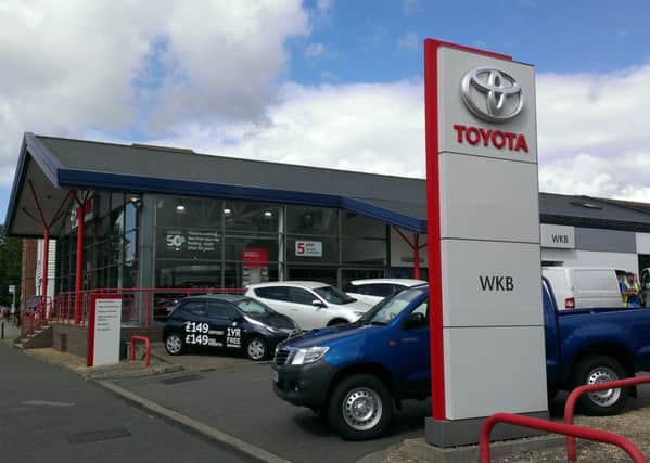 WKB Toyota in Chichester, which is likely to be knocked down and turned into flats SUS-150109-150852001