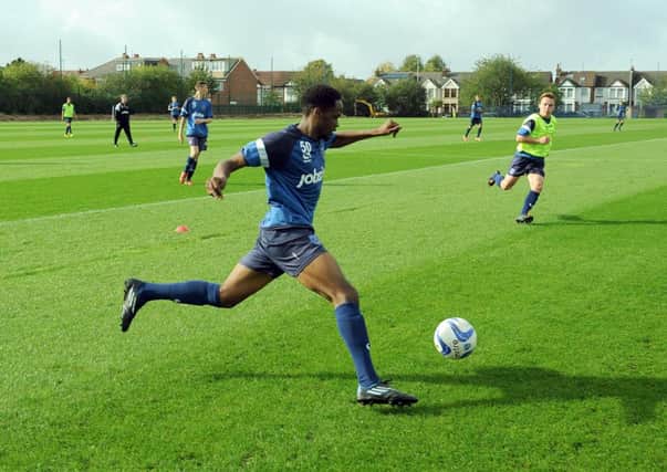 Pompey's Academy players train at Roko Picture: Paul Jacobs