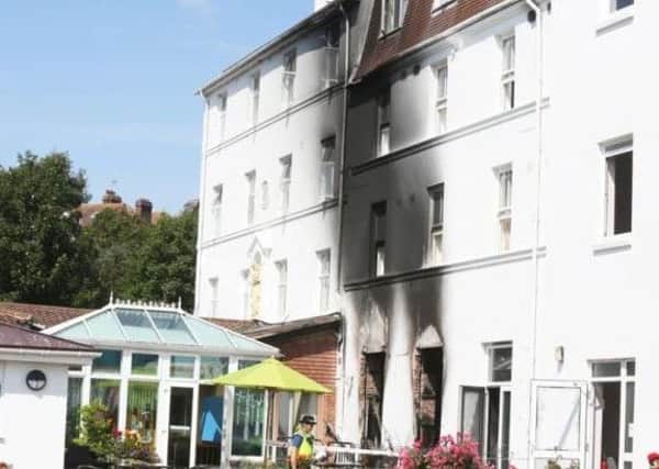 Two people died after the fire at St Michael's Hospice