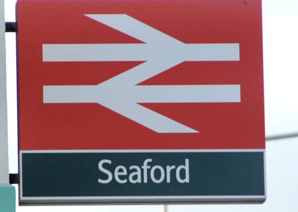 Seaford Train Station sign