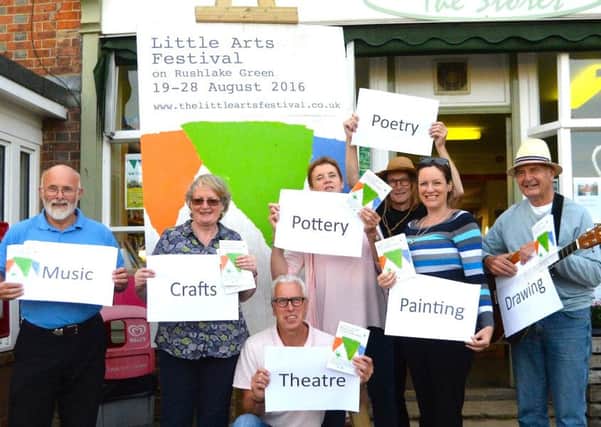 There is a packed programme of events at the Little Arts Festival SUS-160727-122950001