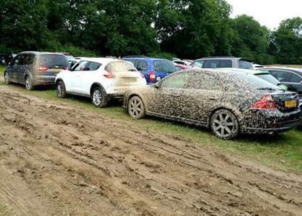Holidaymakers' cars dumped in a field near Gatwick Airport SUS-160507-150924001