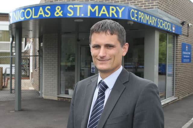 David Etherton, headteacher at St Nicolas and St Mary CE Primary School, Shoreham. Picture: Derek Martin