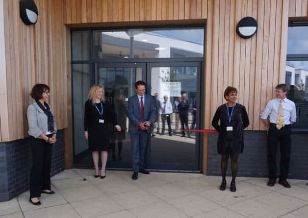 Northbrooks new Centre of Technology at the 14-19 Centre in Broadwater, was officially opened at the end of last month. Simon Pilbeam, managing director of A and F Pilbeam Construction Ltd, cut the ribbon.