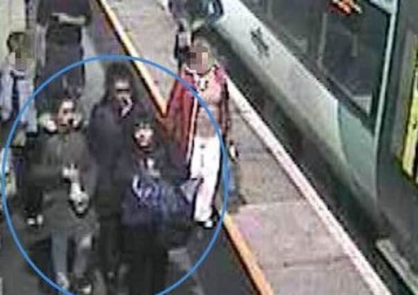 Rachel Bouchaib was spotted with her daughters Zara and Safiyyah in  West Worthing railway station on Sunday, July 3 at 12.35am. Picture: Sussex Police