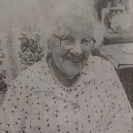 Eva Daisy Ellis in 1987, aged 90