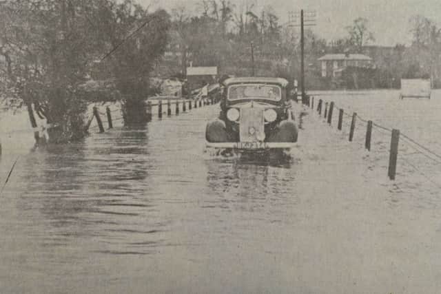 Flooding at Pulborough in 1936
