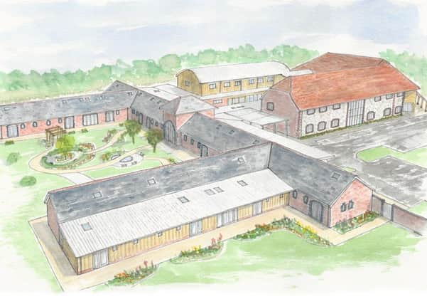 Artist's impression of what the new hospice will look like