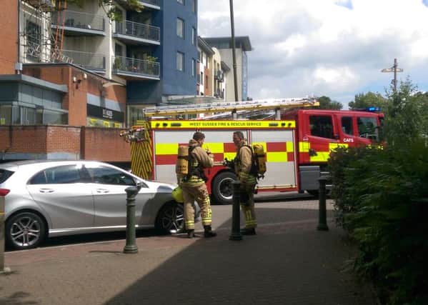 Firefighters called to The Forum in Blackhorse Way.