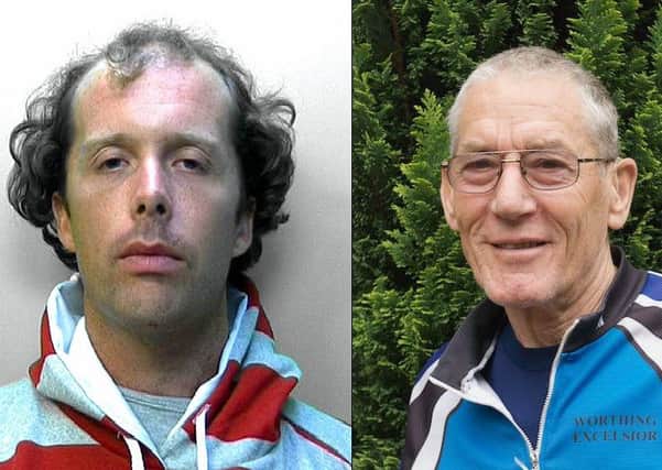 Matthew Daley, left, stabbed grandfather Don Lock, right, 39 times in July, 2015