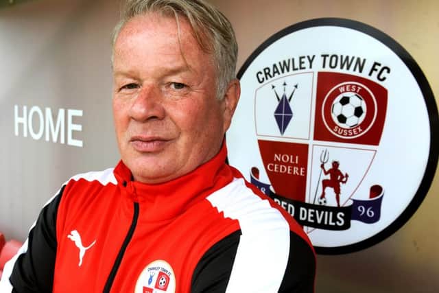 Sky Bet League 2 side Crawley Town FC have appointed former Chelsea and Arsenal coach Dermot Drummy as their new manager on a two-year deal. Pic Steve Robards SR1612145 SUS-160429-134954001