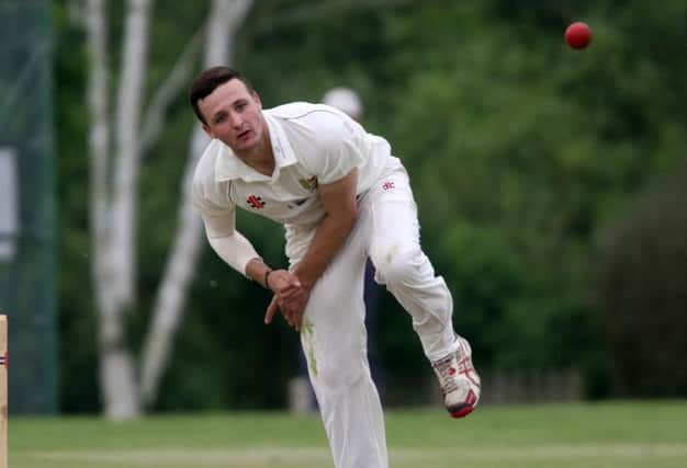 Elliot Hooper scored a half-century with the bat and took three wickets with the ball as Hastings Priory thrashed Worthing. Picture courtesy Derek Martin