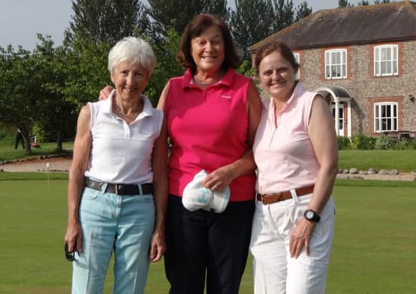 The winners of the Chichester GC ladies' invitation event