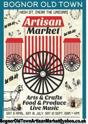 Artisan market this Saturday