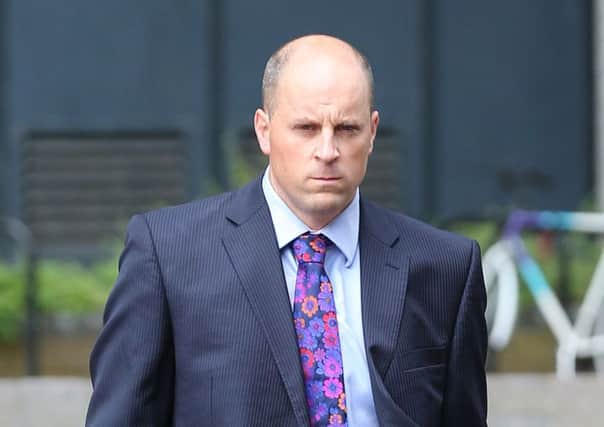 Joseph Miller, arrives at Portsmouth Crown Court today 11-7-16, aged 40, of Barnham Lane, Walberton, West Sussex is charged with theft of a Rolex watch form a dying patient in A&E at St Richards Hospital Chichester