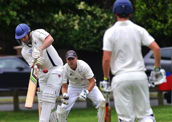 Action from Arundel's clash with Broadwater on Saturday