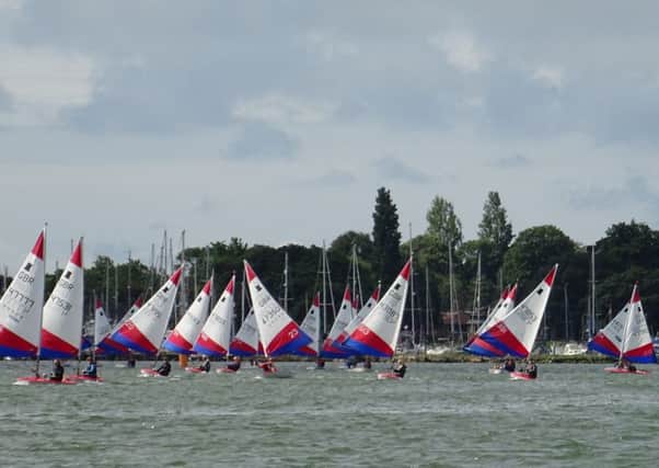 Topper action at Chichester Yacht Club