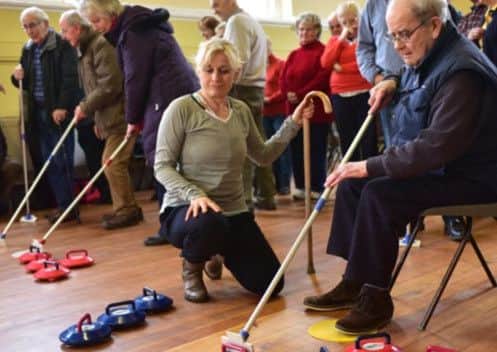 New age kurling is a sport for all and has been included especially for those of all ages who have a mental or physical disability