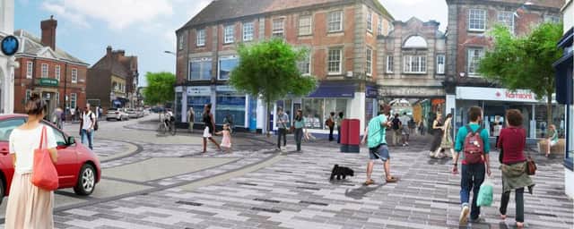How Littlehampton High Street could look if funding is found for improvements SUS-161107-153209001