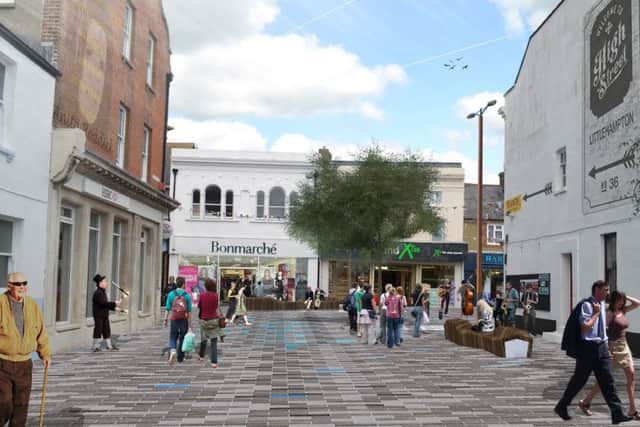 How Littlehampton's Clifton Road could look if funding is found for improvements SUS-161107-153156001