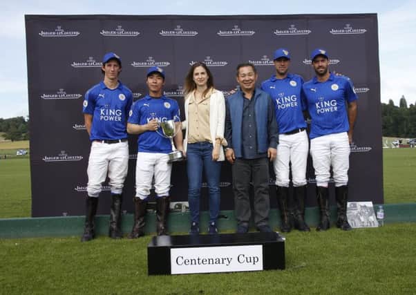 King Power Foxes celebrate their victory / Picture by Clive Bennett - www.polopictures.co.uk