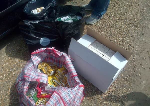 Illicit tobacco has been seized. Photo: West Sussex County Council