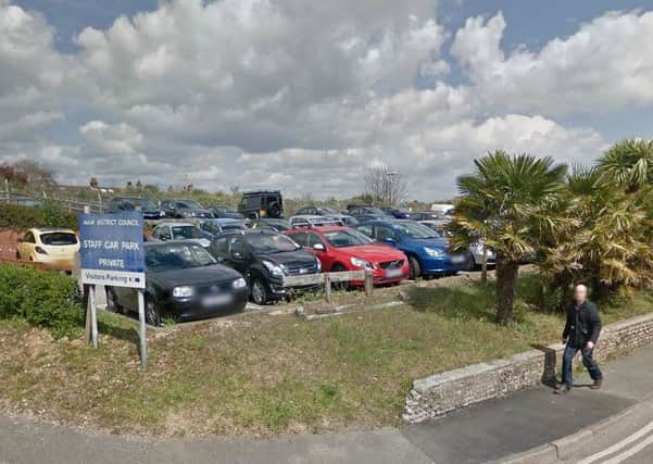 The car park originally used for staff will be available as a pay and display to the public from Friday. Photo: Google Maps