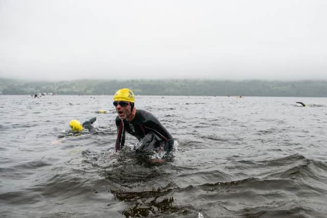 The Artemis Great Kindrochit Quadrathlon took place on Saturday in Loch Tay, Scotland. Picture: Ed Smith