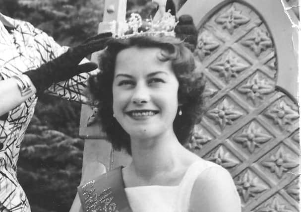 Peggy Jolly being crowned Hastings Carnival Queen in 1956. Photo courtesy of Vikki Jolly