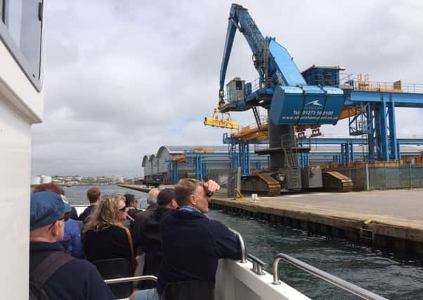 Hundreds of people got a behind-the-scenes look at Shoreham Port at a two-day boat tour event.