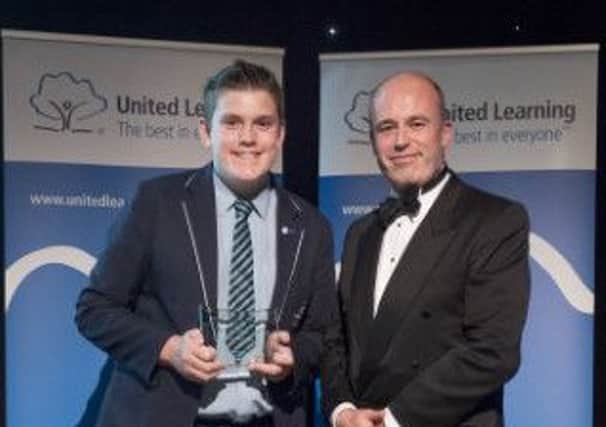 Shoreham Academy pupil Joshua Dinsdale won the years 7-9 Geography award at the United Learning Best in Everyone Awards.