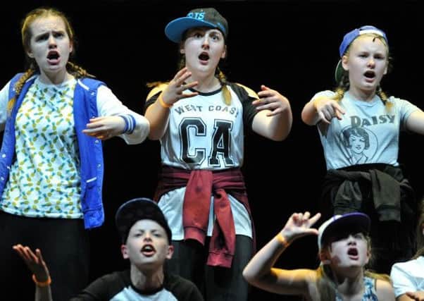 Haywards Heath Stagecoach students performing in the West End