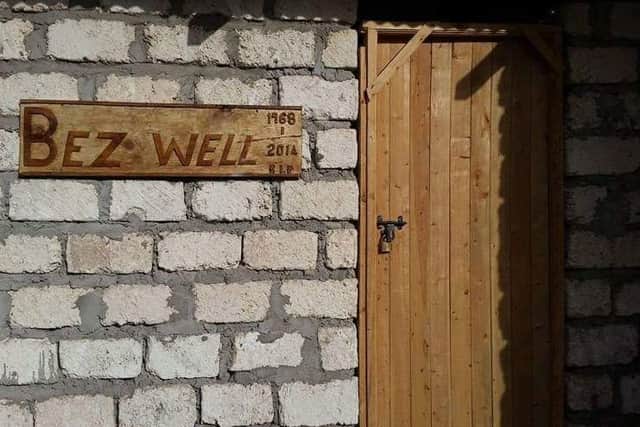 The well room, dedicated to charity worker Mark Berry, was vandalised