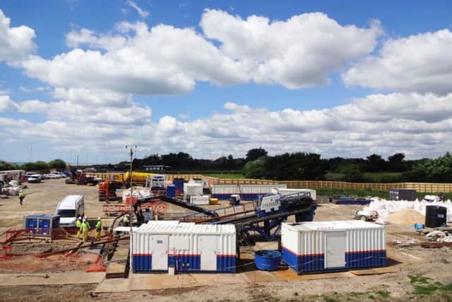 The construction site for the Rampion Wind Farm project. Picture: Eddie Mitchell